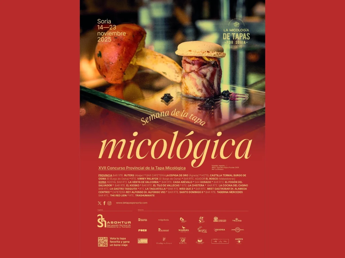 Imagen de Soria en otoño: setas, vino y la XVII Semana de la Tapa Micológica