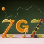 Frutas recreando las letras ZGZ de Zaragoza