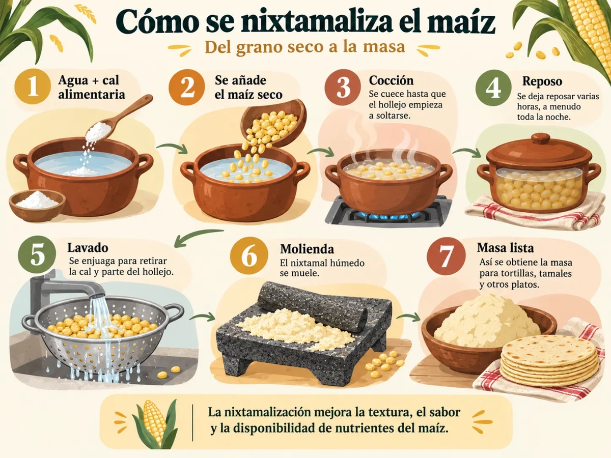 Imagen de Nixtamalización: tres mil años de ciencia dentro de una tortilla